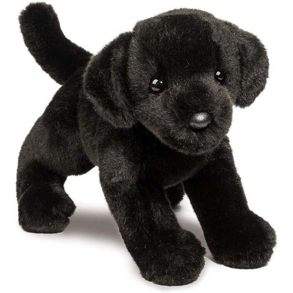 Douglas Brewster Black Lab Dog Stuffed Animal Plush Labrador Retriever Puppy